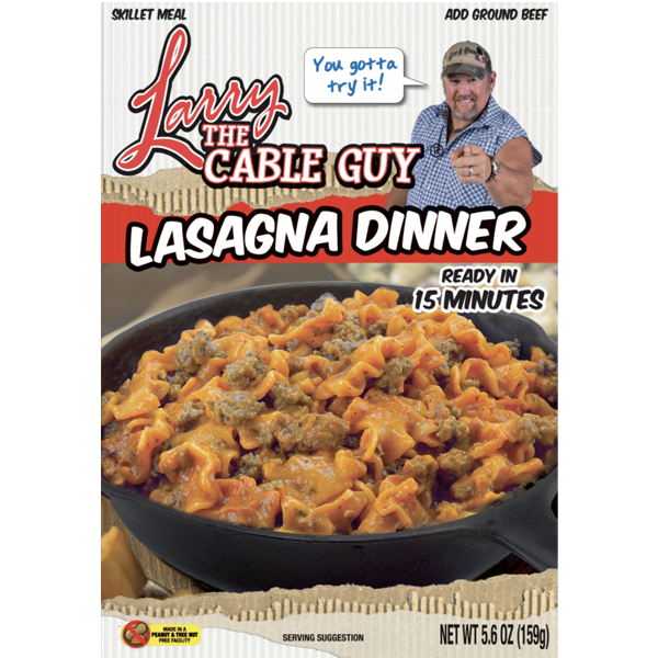Larry the Cable Guy Lasagna Dinner - Bektrom Foods